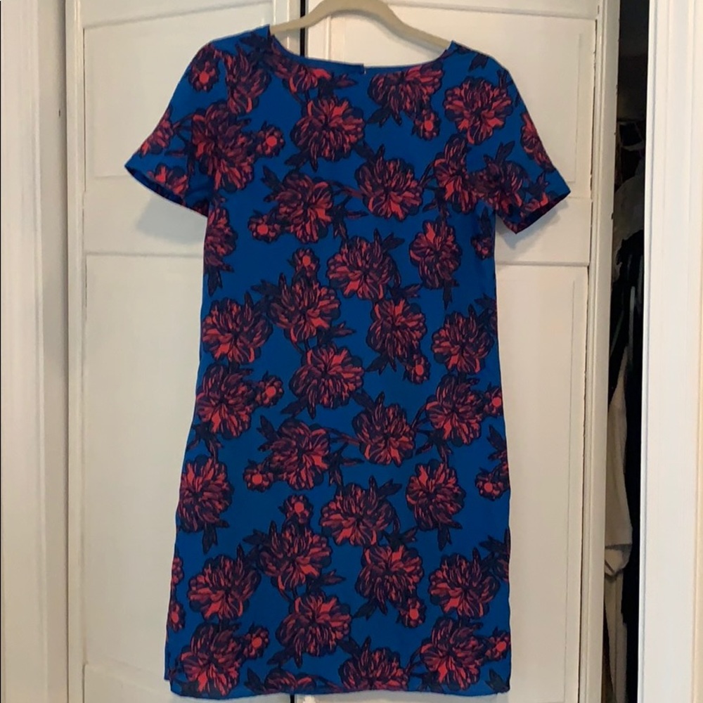 J.Crew silky floral dress